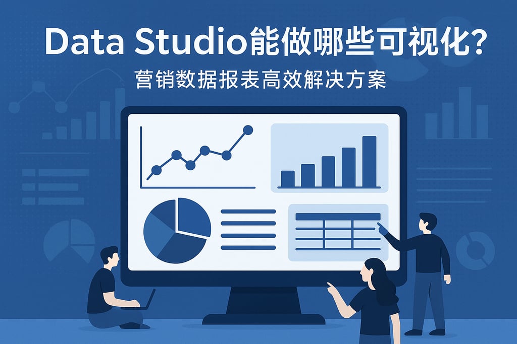 Data Studio能做哪些可视化？营销数据报表高效解决方案